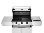 BeefEater 1200S Series - 3 Burner BBQ & Side Burner Trolley