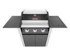 BeefEater 1600E Series - 3 Burner BBQ & Side Burner Trolley