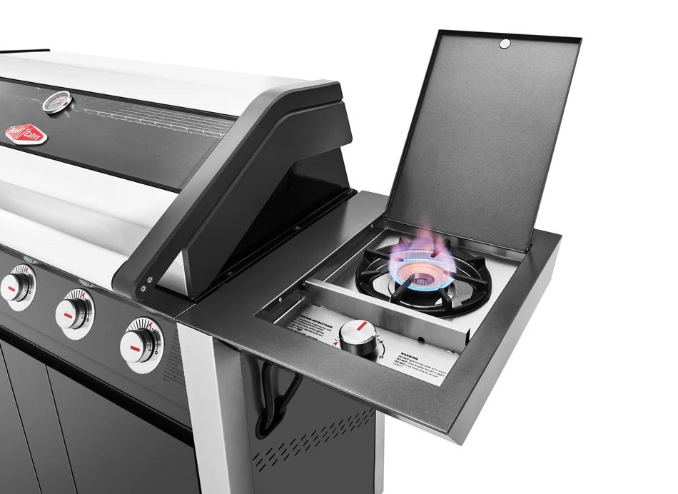 BeefEater 1600E Series - 3 Burner BBQ & Side Burner Trolley