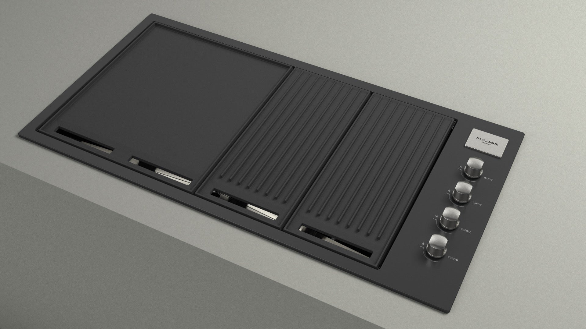 Fulgor Milano 100cm Pro Outdoor Gas Barbecue - FO BQ 1000 G MBK