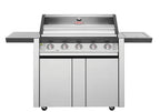 BeefEater 1600S Series - 5 Burner BBQ & Side Burner Trolley