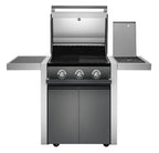 BeefEater 1700 Series - 3 Burner BBQ & Side Burner Trolley
