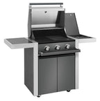 BeefEater 1700 Series - 3 Burner BBQ & Side Burner Trolley