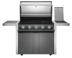 BeefEater 1700 Series - 5 Burner BBQ & Side Burner Trolley