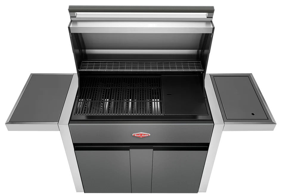 BeefEater 1700 Series - 5 Burner BBQ & Side Burner Trolley