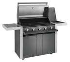 BeefEater 1700 Series - 5 Burner BBQ & Side Burner Trolley