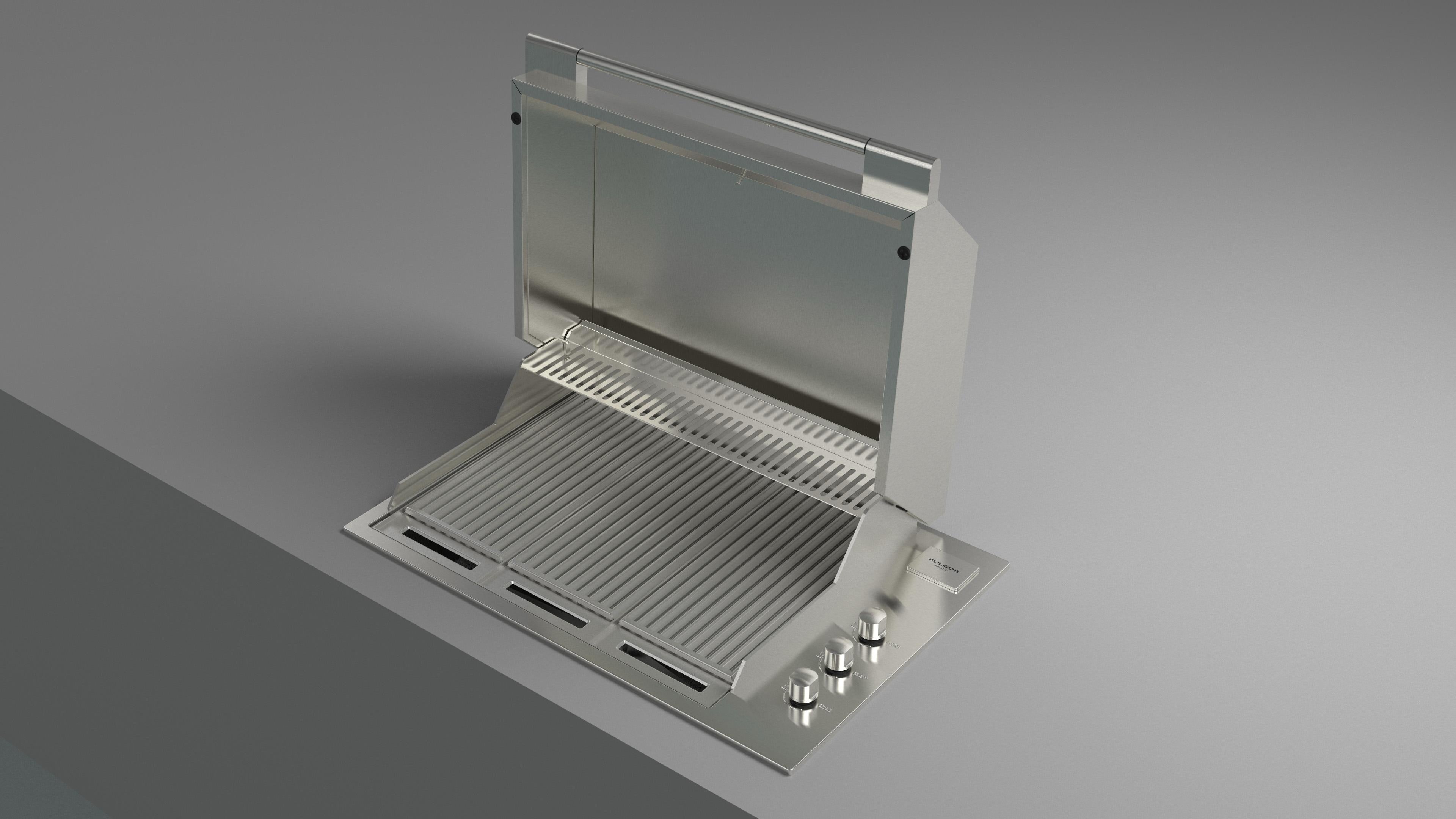 Fulgor Milano 80cm Pro Outdoor Gas Barbecue - FO BQ 803 G X