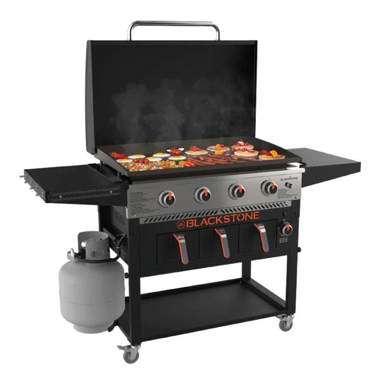 Blackstone 36 Inch 4 Burner Gas Griddle Plus with Air Fryer