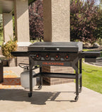 Blackstone 36 Inch Iron Forged Blackout Gas Griddle With Hood