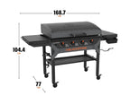 Blackstone 36 Inch Iron Forged Blackout Gas Griddle With Hood