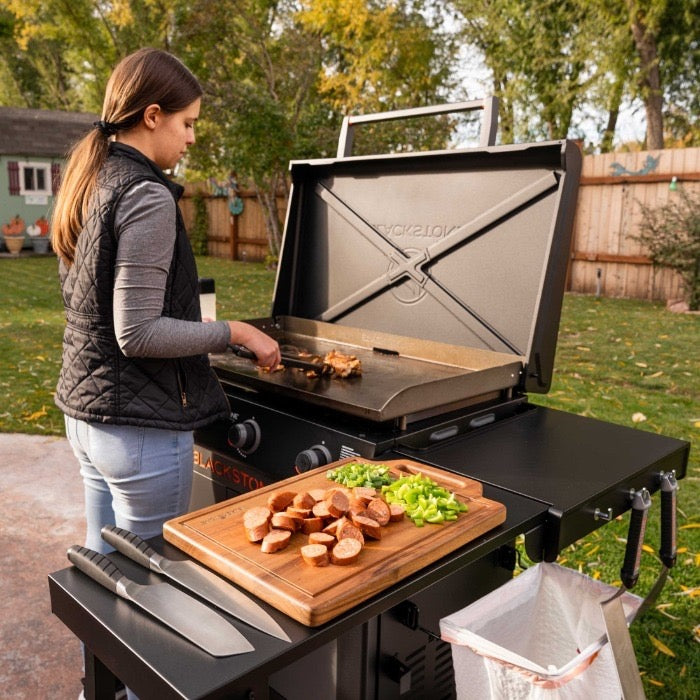 Blackstone Culinary 36" Griddle with Cabinet and Side Table
