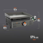 Blackstone 17 Inch Tabletop Plancha Griddle