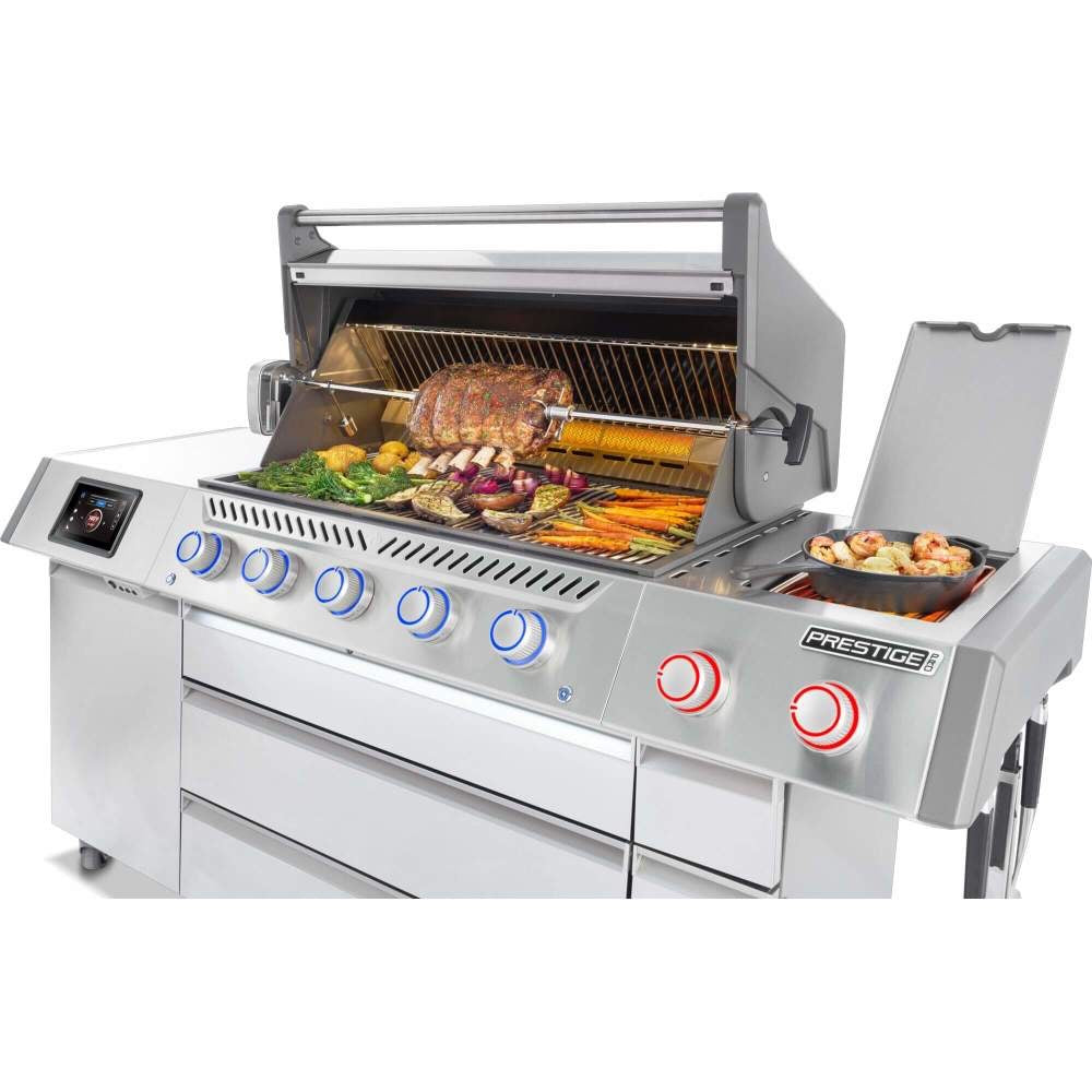 Napoleon Prestige PRO665 Elite with Smart Technology & Electric Smoker Box + Free Rotisserie