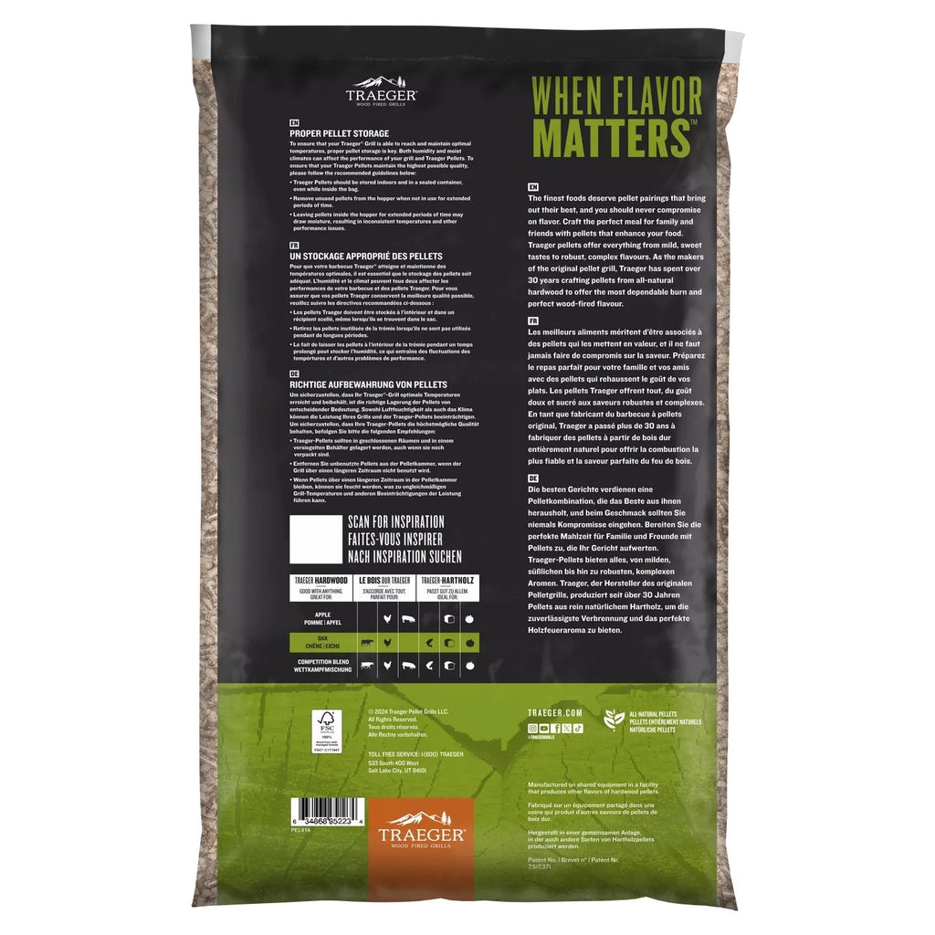 Traeger Oak Wood Pellets