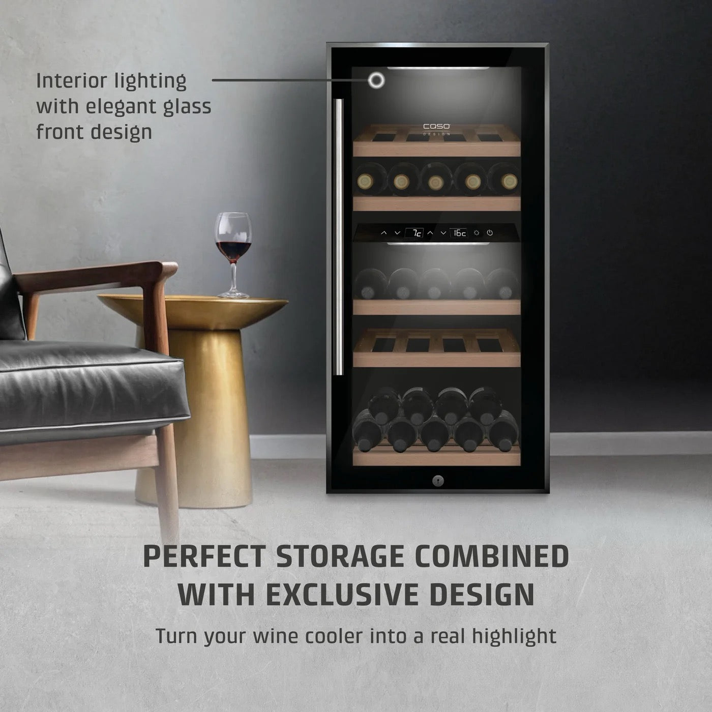 CASO Design WineComfort 24 Black