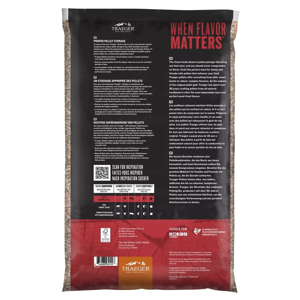 Traeger Apple Wood Pellets