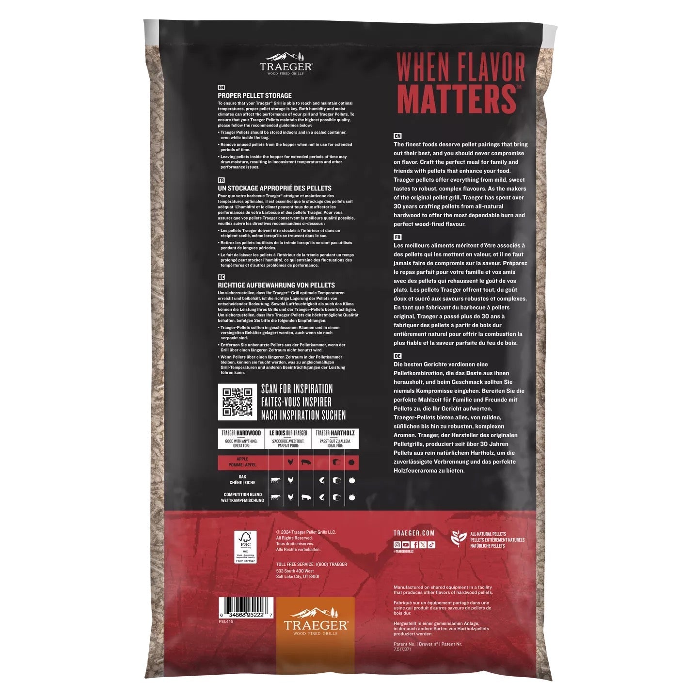 Traeger Apple Wood Pellets