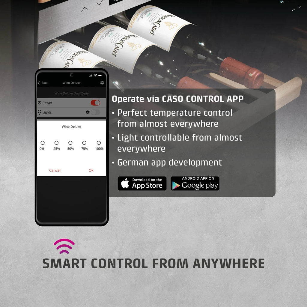 CASO Design WineExclusive 66 Smart Black