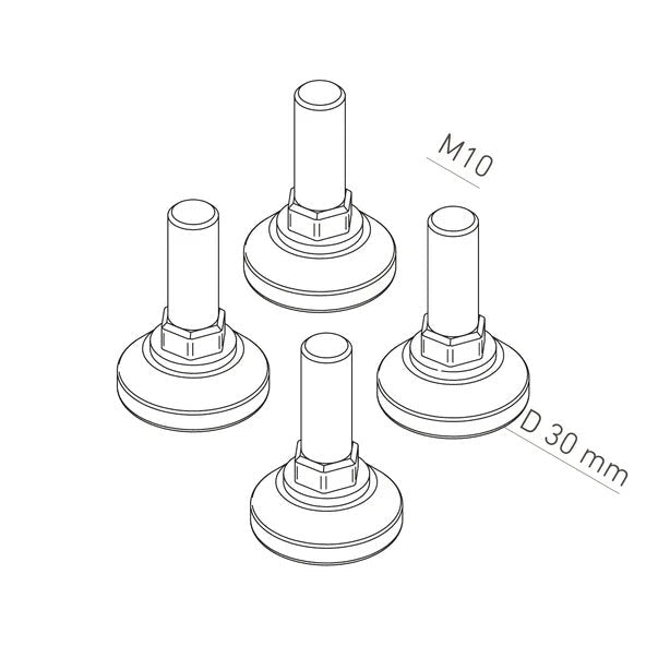 VULCANUS® Feet (set)