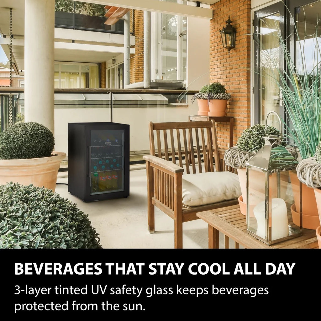 CASO Design Indoor & Outdoor Drinks Cooler Black S-L