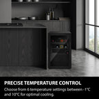 CASO Design Indoor & Outdoor Drinks Cooler Black S-L