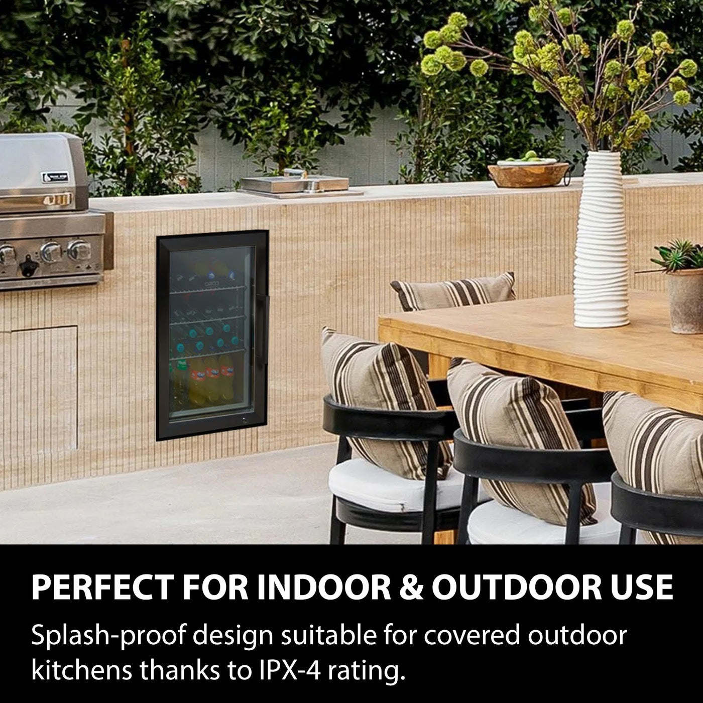 CASO Design Indoor & Outdoor Drinks Cooler Black S-L