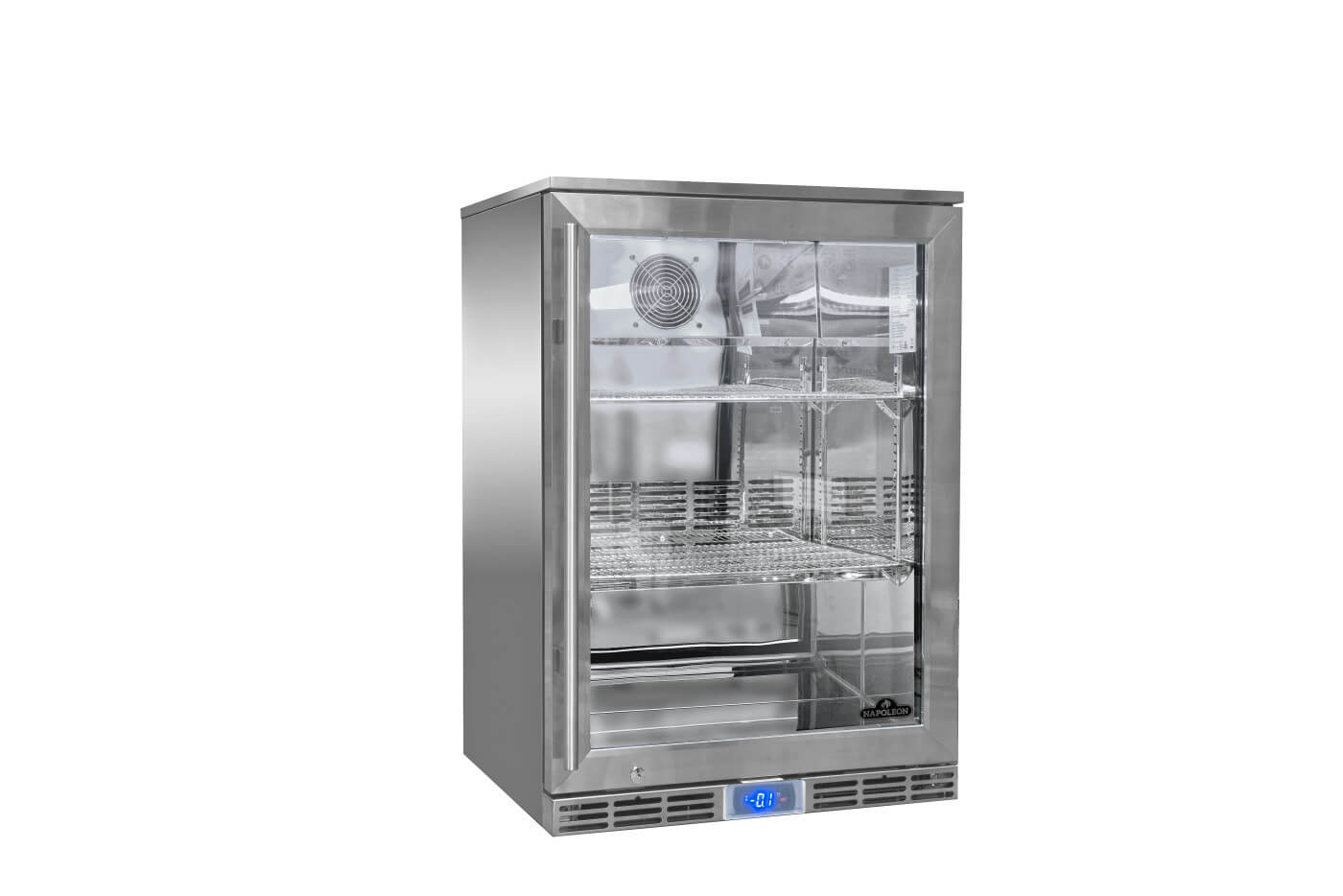 Outdoor Cooler Opens Left | Stainless Steel Outdoor Fridge | LOW-E Glass | LED Interior Lighting | Ember BBQ Co UK