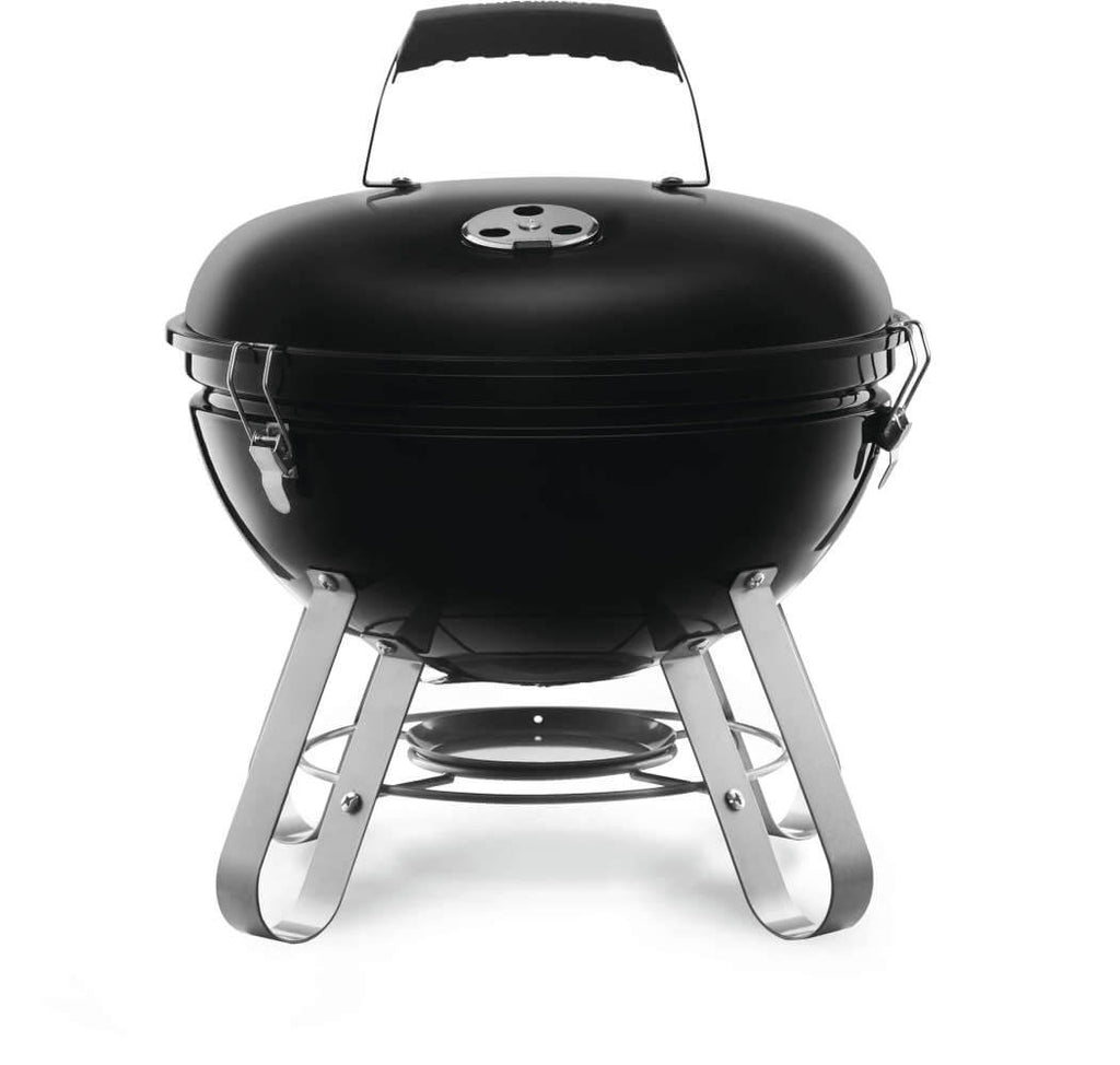 Premium 14 Charcoal Portable Kettle | 14 Inch Portable Charcoal Grill | Dual Basket | Air Vents | Outdoor Portable BBQ UK | Ember BBQ Co