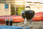 Premium 14 Charcoal Portable Kettle | 14 Inch Portable Charcoal Grill | Dual Basket | Air Vents | Outdoor Portable BBQ UK | Ember BBQ Co