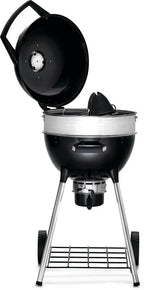 Professional 18 Charcoal Kettle | Cast Iron WAVE™ Grids | Rotisserie Ready | Vortex Heat Management | Porcelain Steel Body | Outdoor Charcoal Grill UK | Ember BBQ Co