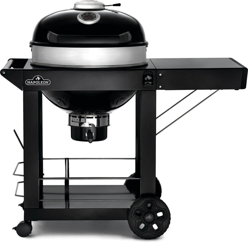 Professional 22 Charcoal Cart | Cast Iron WAVE™ Grids | Rotisserie Ready | Vortex Heat Management | Outdoor Charcoal Grill UK | Ember BBQ Co