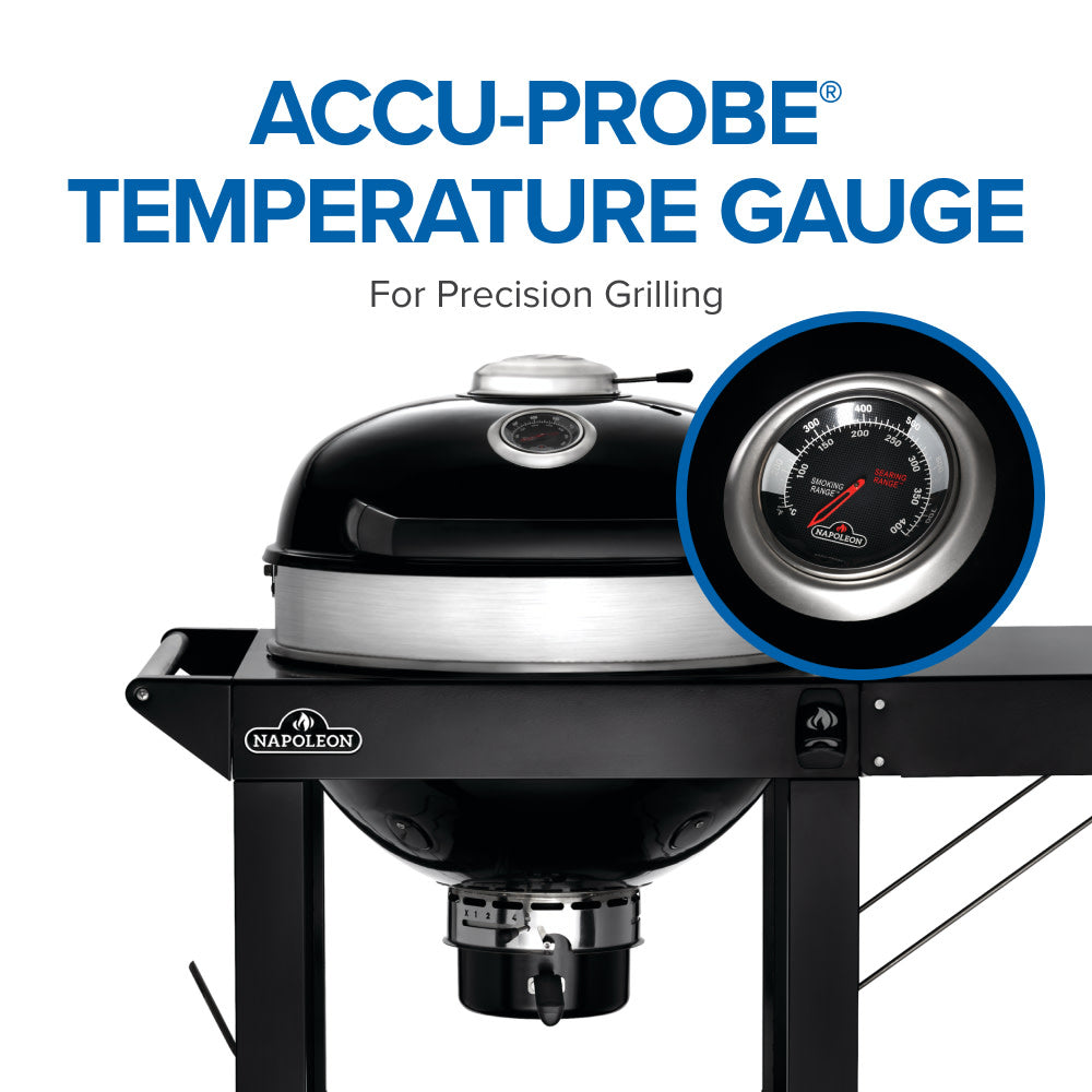 Professional 22 Charcoal Cart | Cast Iron WAVE™ Grids | Rotisserie Ready | Vortex Heat Management | Outdoor Charcoal Grill UK | Ember BBQ Co