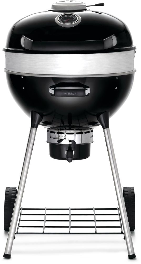 Professional 22 Charcoal Kettle | Cast Iron WAVE™ Grids | Rotisserie Ready | Vortex Heat Management | Porcelain Steel Body | Outdoor Charcoal Grill UK | Ember BBQ Co