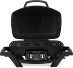 TravelQ PRO285 | Portable Gas Grill | 2 Burners | Cast Iron WAVE Grids | Cast Aluminum Lid | Ember BBQ Co UK