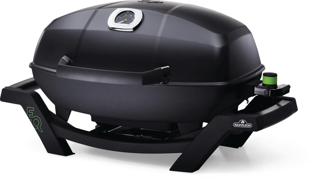TravelQ PRO285E | Portable Electric Grill | 1 Burner | WAVE Cast Iron Grids | Cast Aluminum Lid | Ember BBQ Co UK