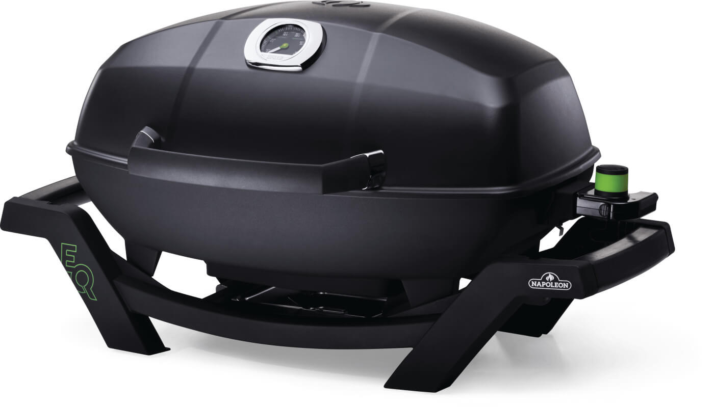 TravelQ PRO285E | Portable Electric Grill | 1 Burner | WAVE Cast Iron Grids | Cast Aluminum Lid | Ember BBQ Co UK