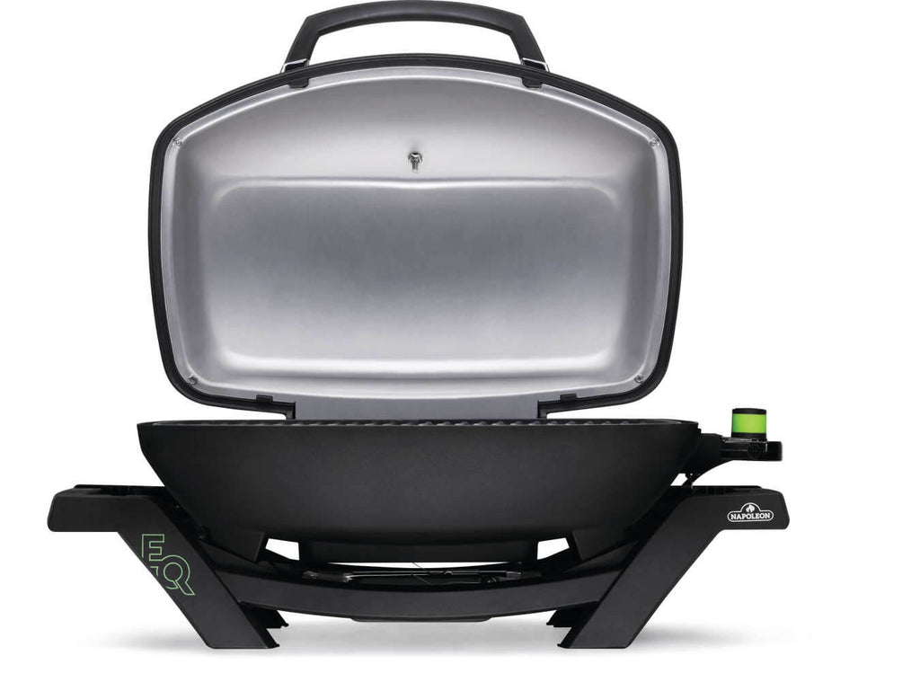 TravelQ PRO285E | Portable Electric Grill | 1 Burner | WAVE Cast Iron Grids | Cast Aluminum Lid | Ember BBQ Co UK