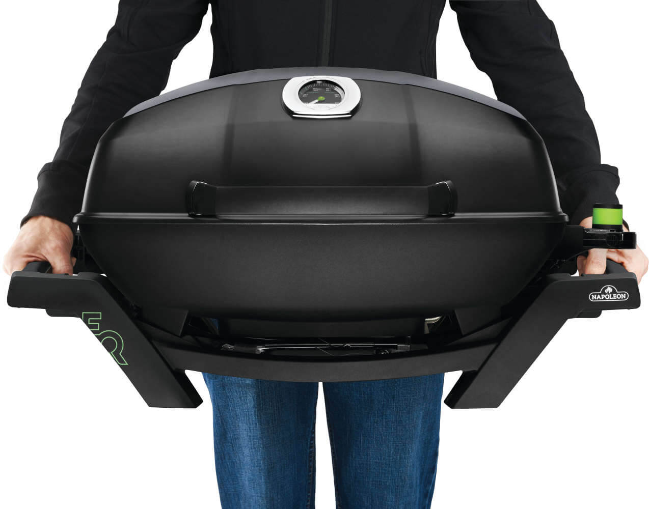 TravelQ PRO285E | Portable Electric Grill | 1 Burner | WAVE Cast Iron Grids | Cast Aluminum Lid | Ember BBQ Co UK