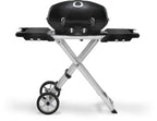TravelQ PRO285X | 2 Burner Portable Propane Gas Grill | WAVE Grids | Folding Scissor Cart | Ember BBQ Co UK