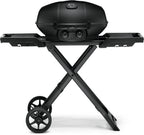 Phantom TravelQ PRO285X | 2 Burner Portable Propane Gas Grill | Scissor Cart | Warming Rack | Ember BBQ Co UK