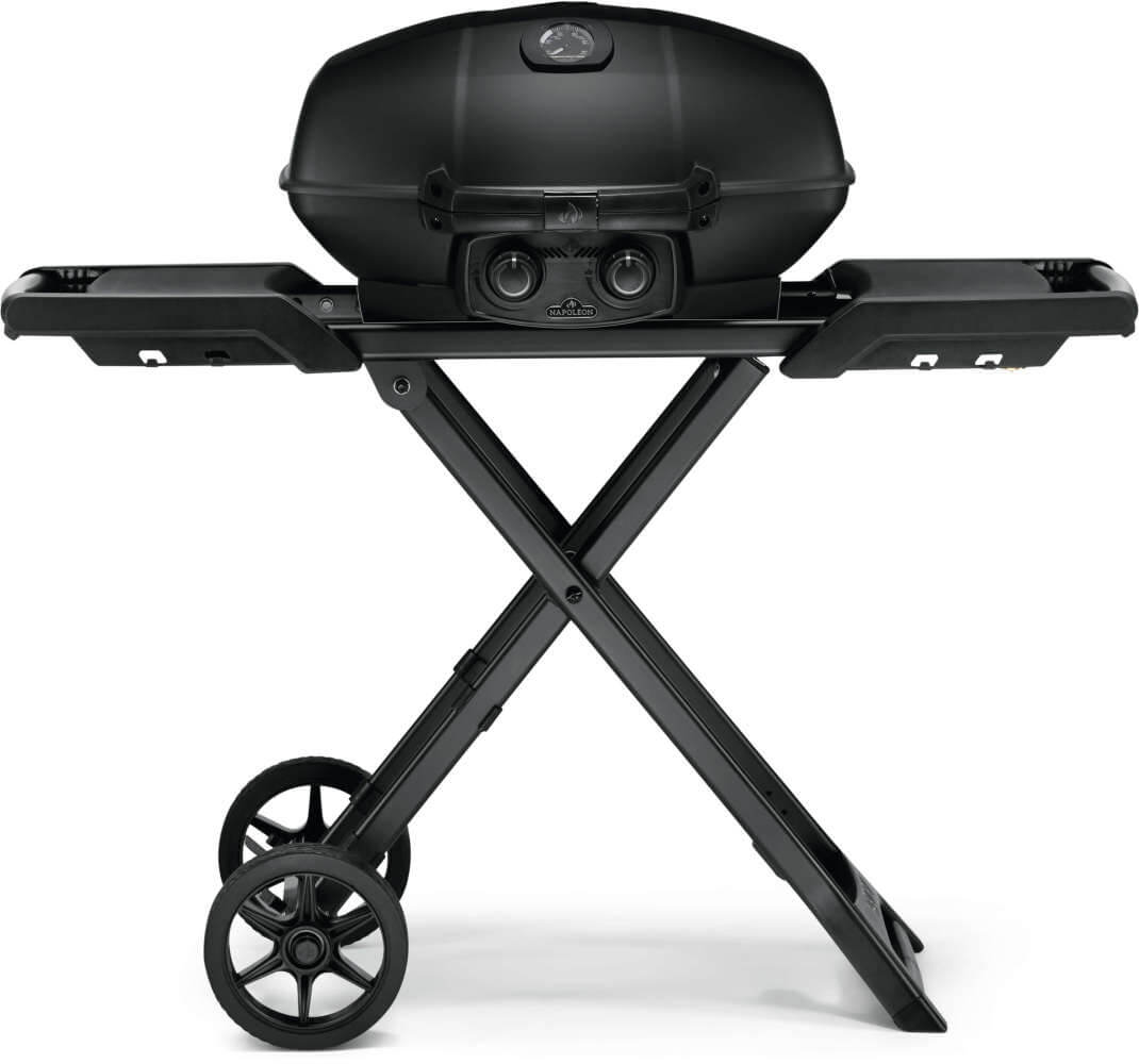 Phantom TravelQ PRO285X | 2 Burner Portable Propane Gas Grill | Scissor Cart | Warming Rack | Ember BBQ Co UK