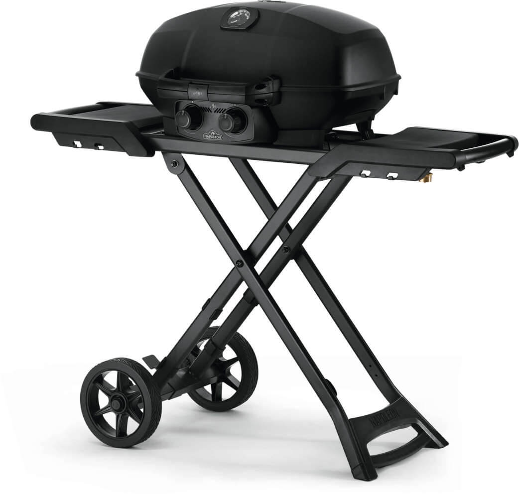 Phantom TravelQ PRO285X | 2 Burner Portable Propane Gas Grill | Scissor Cart | Warming Rack | Ember BBQ Co UK