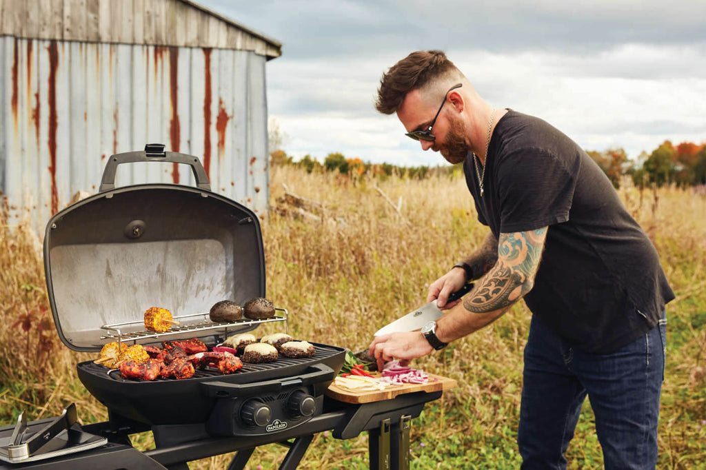 Phantom TravelQ PRO285X | 2 Burner Portable Propane Gas Grill | Scissor Cart | Warming Rack | Ember BBQ Co UK