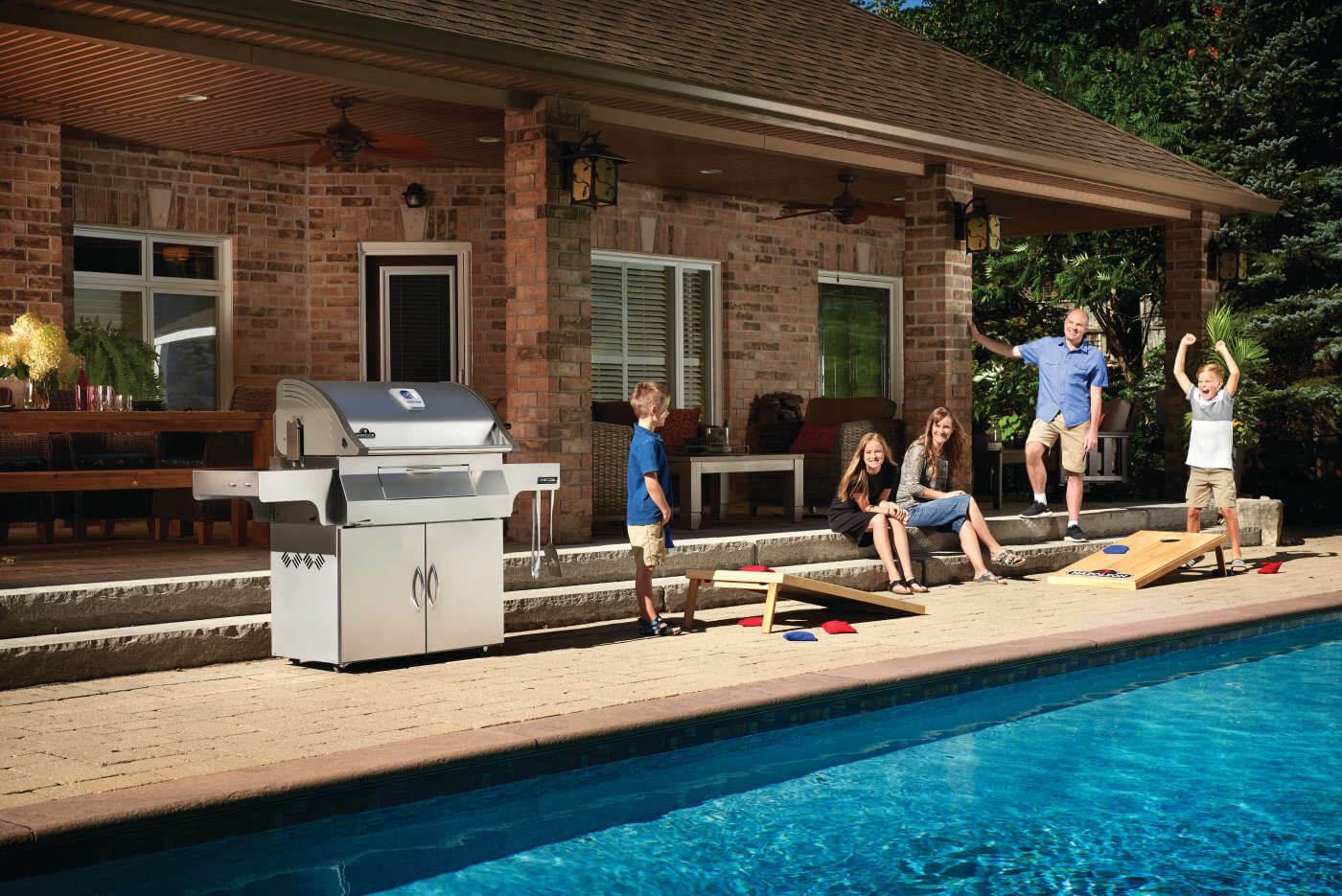 Professional 605 Charcoal Cart | Stainless Steel Charcoal Grill | WAVE™ Cooking Grids | Rotisserie Burner | Outdoor BBQ UK | Ember BBQ Co