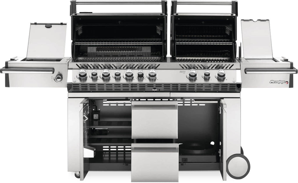 Prestige PRO 825 RSBI Gas Grill | Stainless Steel BBQ | Infrared Burners | Power Side Burner | Napoleon Grill UK | Ember BBQ Co