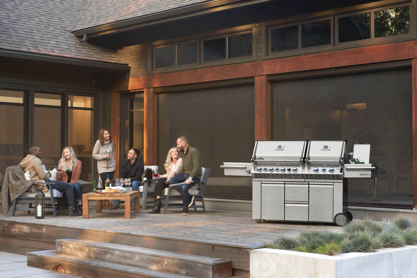 Prestige PRO 825 RSBI Gas Grill | Stainless Steel BBQ | Infrared Burners | Power Side Burner | Napoleon Grill UK | Ember BBQ Co