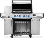 Prestige 500 Connected RSIB Gas Grill | Stainless Steel Smart BBQ | Infrared Side Burner | Infrared Rear Burner | Napoleon Grill UK | Ember BBQ Co