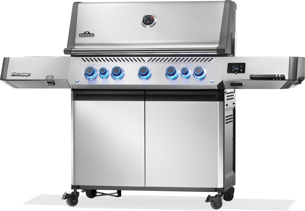 Prestige 665 Connected RSIB Gas Grill | Smart Wi-Fi Bluetooth BBQ | Infrared Side Burner | Infrared Rear Burner | Napoleon Grill UK | Ember BBQ Co