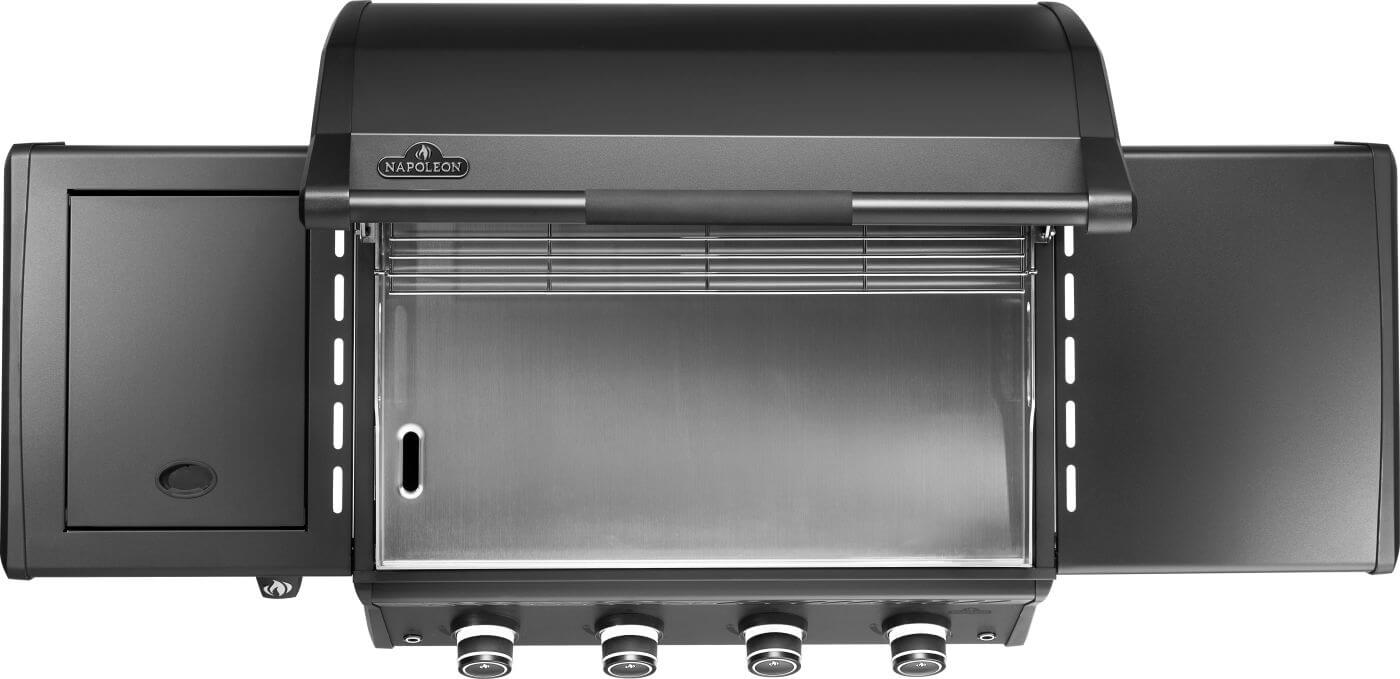 Rogue PRO Phantom 30 Plancha | Stainless Steel Cooktop | 4 Burner Outdoor Grill | Matte Black Plancha | Premium BBQ UK | Ember BBQ Co