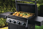 Rogue PRO Phantom 30 Plancha | Stainless Steel Cooktop | 4 Burner Outdoor Grill | Matte Black Plancha | Premium BBQ UK | Ember BBQ Co